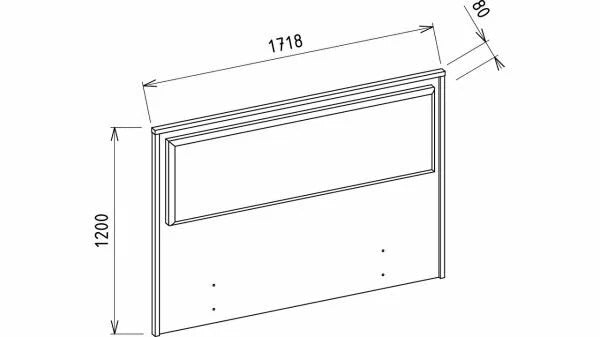 BELLONA MONACO BED BASE WITHOUT BASE 200X200 CM