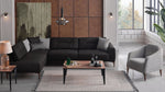 BELLONA SEUL L-SHAPED CORNER SOFA set +berjer THAT CAN BE TURNED INTO A BED