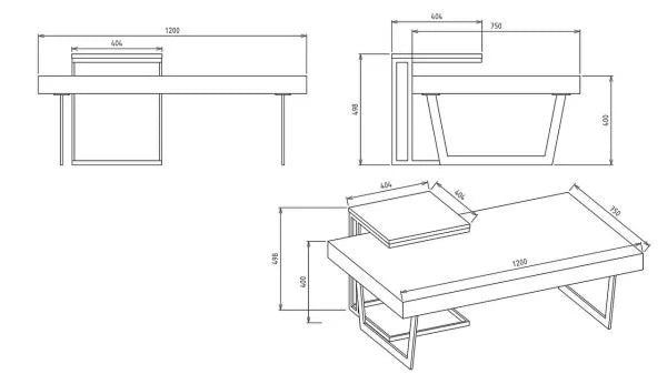 BELLONA RAVELLY COFFEE TABLE