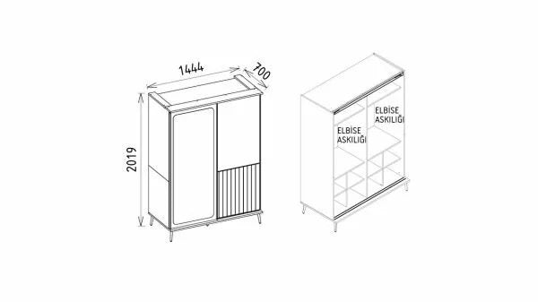 BELLONA SELINA SLIDING WARDROBE