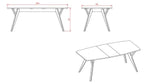 BELLONA VALENCIA FIXED DINING TABLE