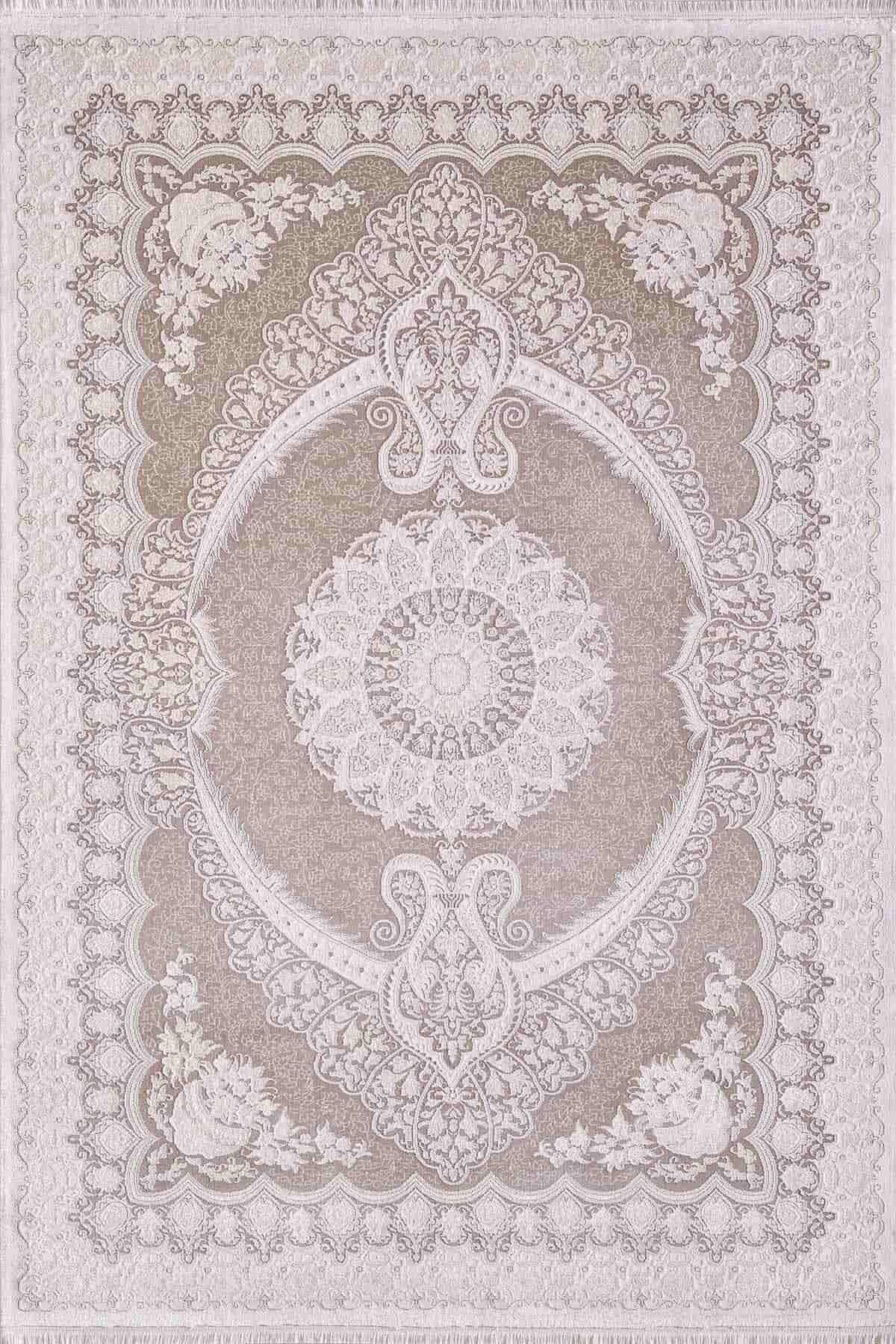 GÜM ку SUYU Esiliva 11431 Urukiramende rusanzwe rwimashini Imashini Yakozwe na tapi 100X300 - Mink