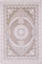 GÜM ку SUYU Esiliva 11431 Urukiramende rusanzwe rwimashini Imashini Yakozwe na tapi 100X300 - Mink