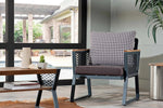 BELLONA SANTE GARDEN FURNITURE SET (shiraho: 1 Ikawa + yicara abantu 4 bose hamwe)