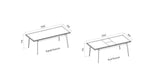 BELLONA MONTEGO EXTENDABLE DINING TABLE