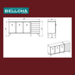 BELLONA MAVENNA YAKORESHEJWE (shiraho: ameza + indorerwamo)