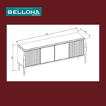 BELLONA GRAVITA CONSOLE SET (shiraho: ameza + indorerwamo)
