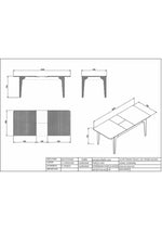 BELLONA ALVIS EXTENDABLE DINING TABLE