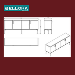 BELLONA HAVANA UMWANZURO WO GUSHYIRA (gushiraho: ameza + indorerwamo)