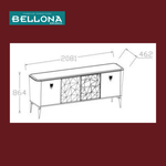 BELLONA PLAZA YASANZWE (shiraho: ameza + indorerwamo)