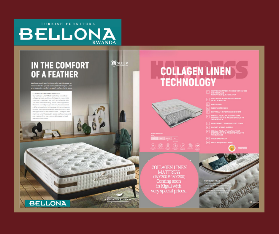 BELLONA COLLAGEN LINEN MATTRESS 160X200 CM