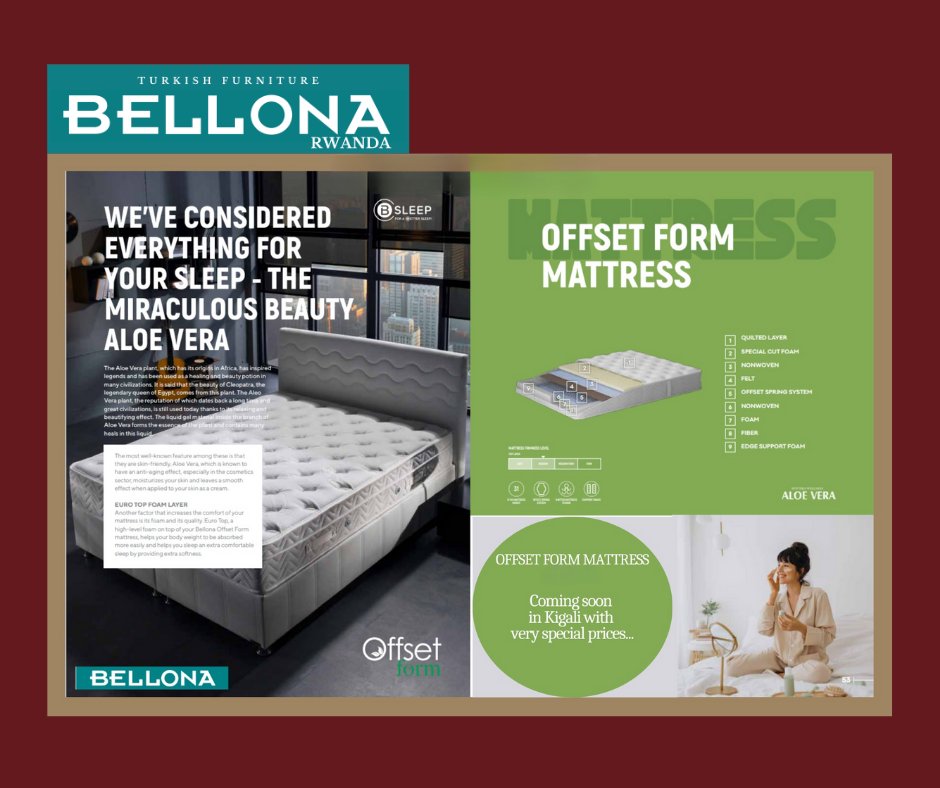 BELLONA OFFSET FORM MATTRESS 160X200 CM