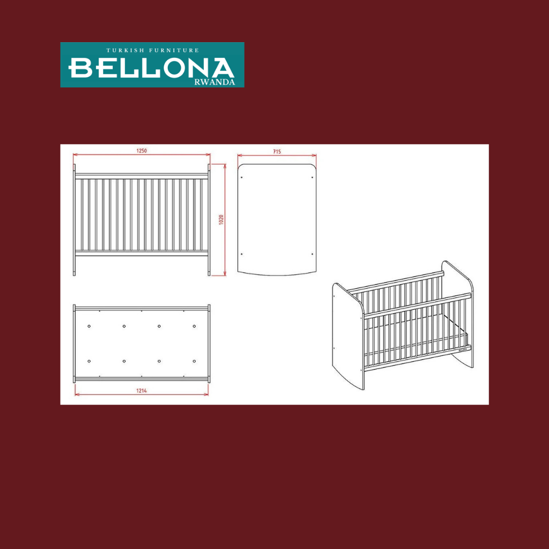 BELLONA TWIN BABY COT