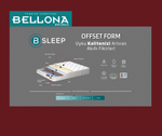 BELLONA OFFSET FORM MATTRESS 160X200 CM