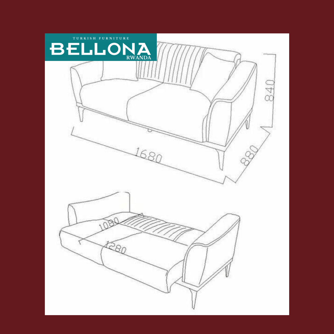 BELLONA MONACO EBYIRI-UMUNTU SOFA YITWA