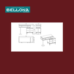 GUKORA BELLONA HAVANA GUKORA- (ameza + indorerwamo + pouffe)