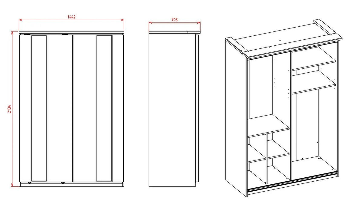 BELLONA LENY SLIDING WARDROBE