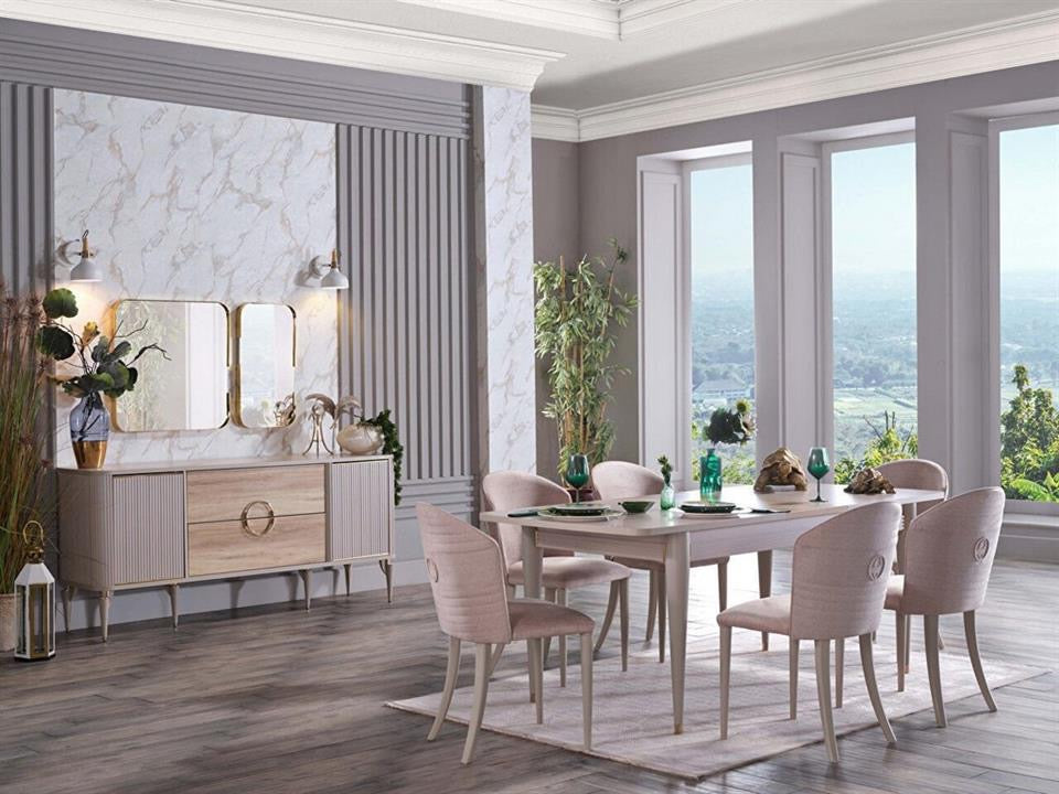BELLONA SANVITO CONSOLE SET (set:table+mirror)