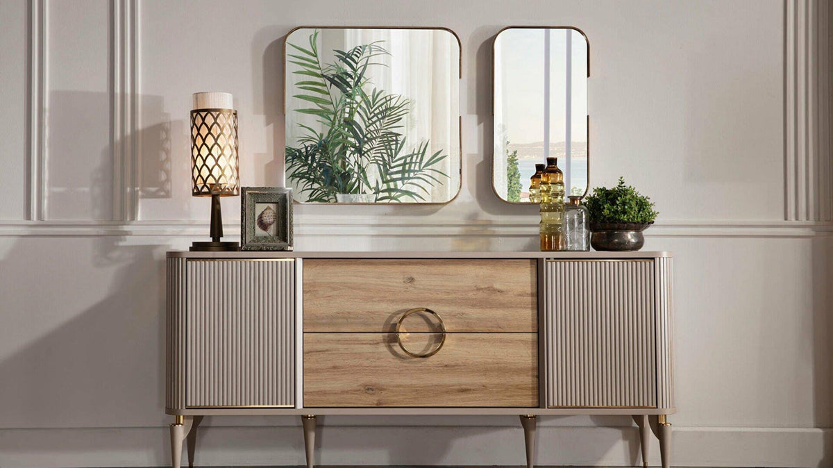 BELLONA SANVITO CONSOLE SET (set:table+mirror)