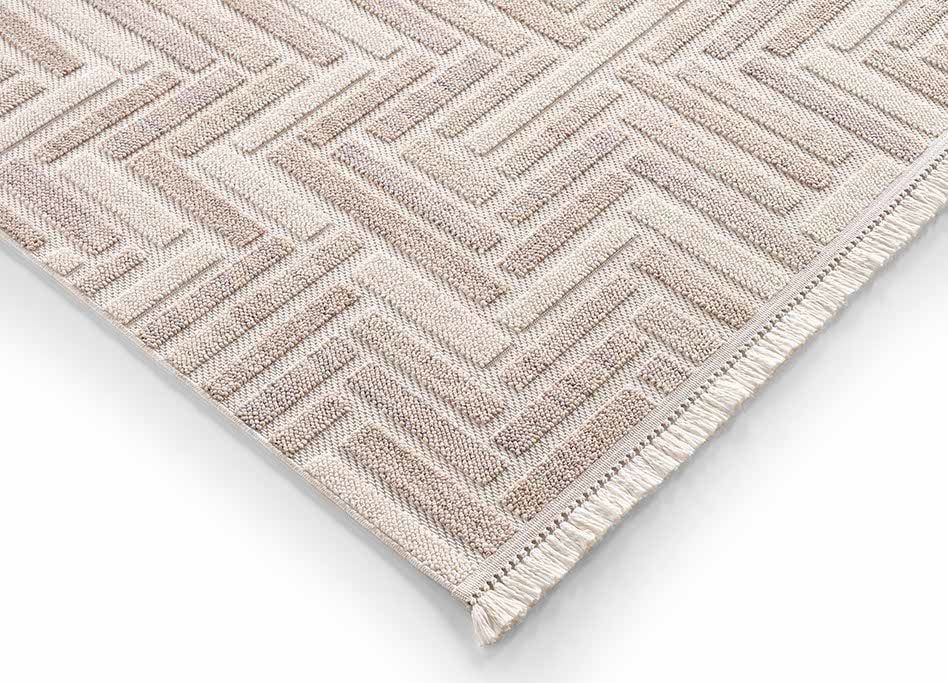 GÜM ку SUYU Deco Ingingo - 15762 120X180 - Beige