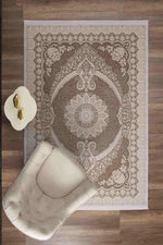 GÜM ку SUYU Esiliva 11431 Urukiramende rusanzwe rwimashini Imashini Yakozwe na tapi 100X300 - Mink