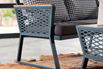 BELLONA SANTE GARDEN FURNITURE SET (shiraho: 1 Ikawa + yicara abantu 4 bose hamwe)