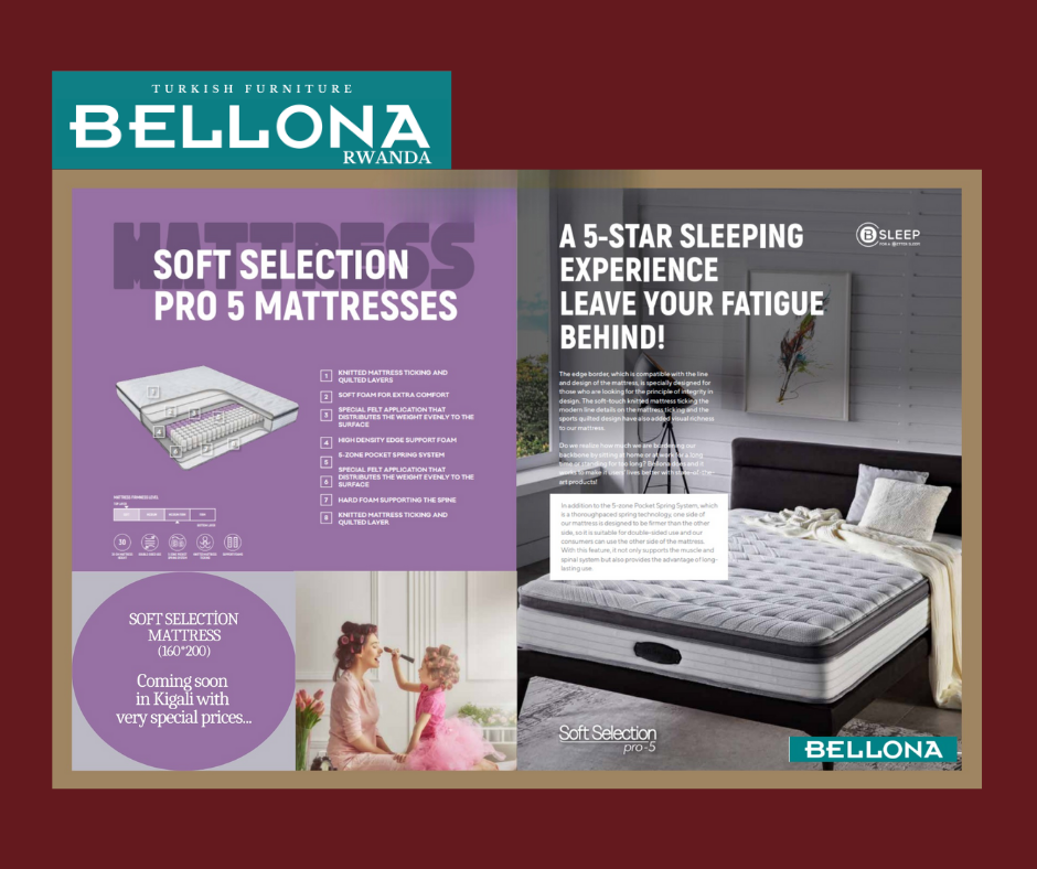 BELLONA SOFT SELECTION PRO 5 MATTRESS 160X200 CM