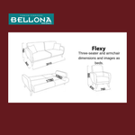 BELLONA FLEXY ITATU-UMUNTU WA SOFA YIGITUBA