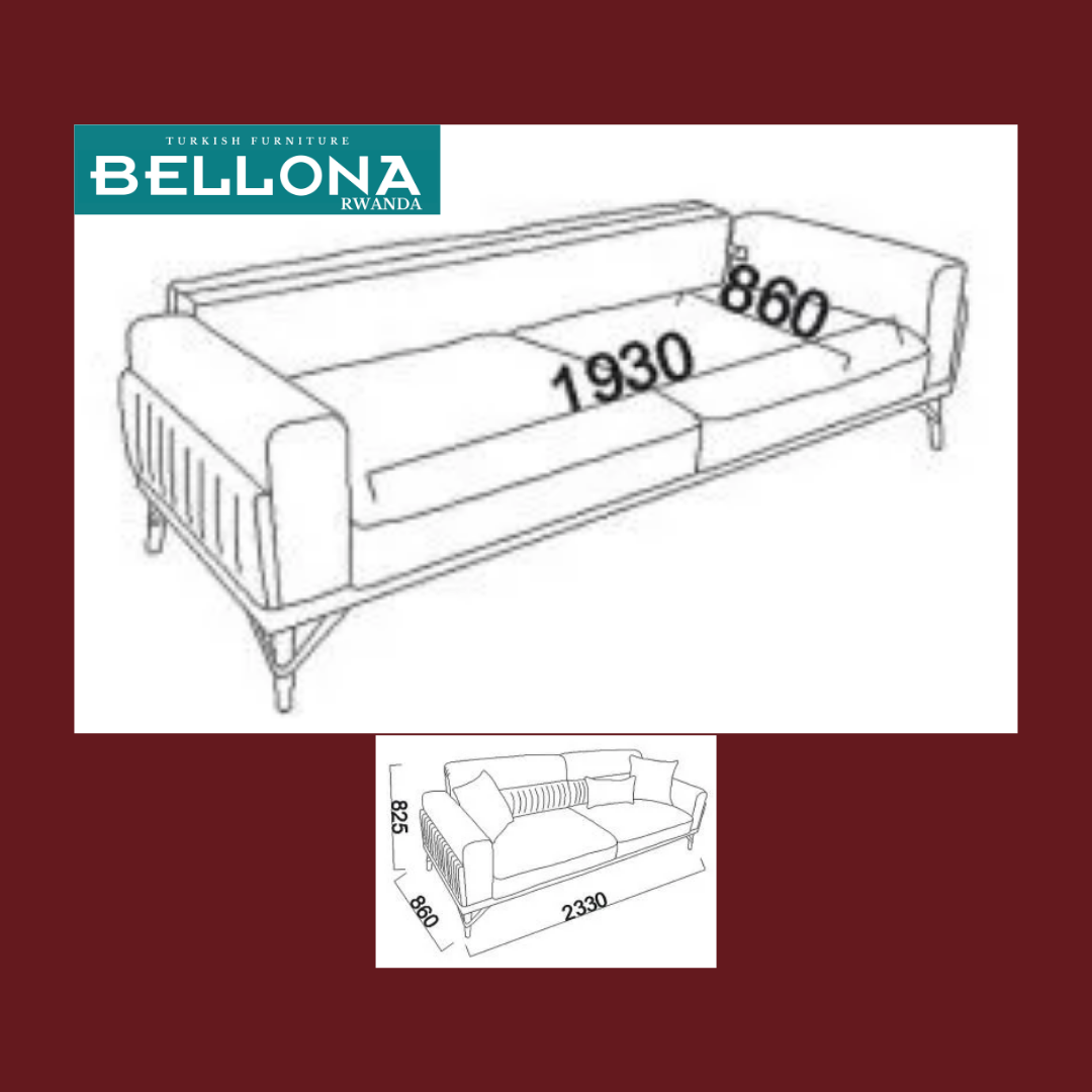 BELLONA VALENCIYA ITATU-UMUNTU WA SOFA