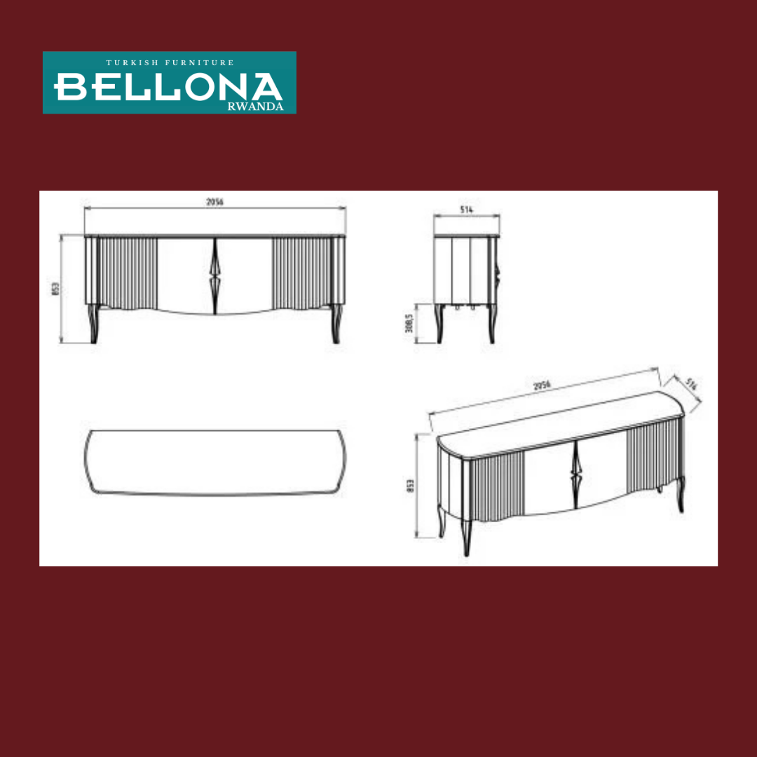 BELLONA VICTOR CONSOLE SET (set: table+mirror)