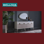 BELLONA NAPOLI CONSOLE SET (shiraho: ameza + indorerwamo)