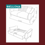 BELLONA MONACO EBYIRI-UMUNTU SOFA YITWA