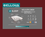BELLONA COLLAGEN LINEN MATTRESS 160X200 CM
