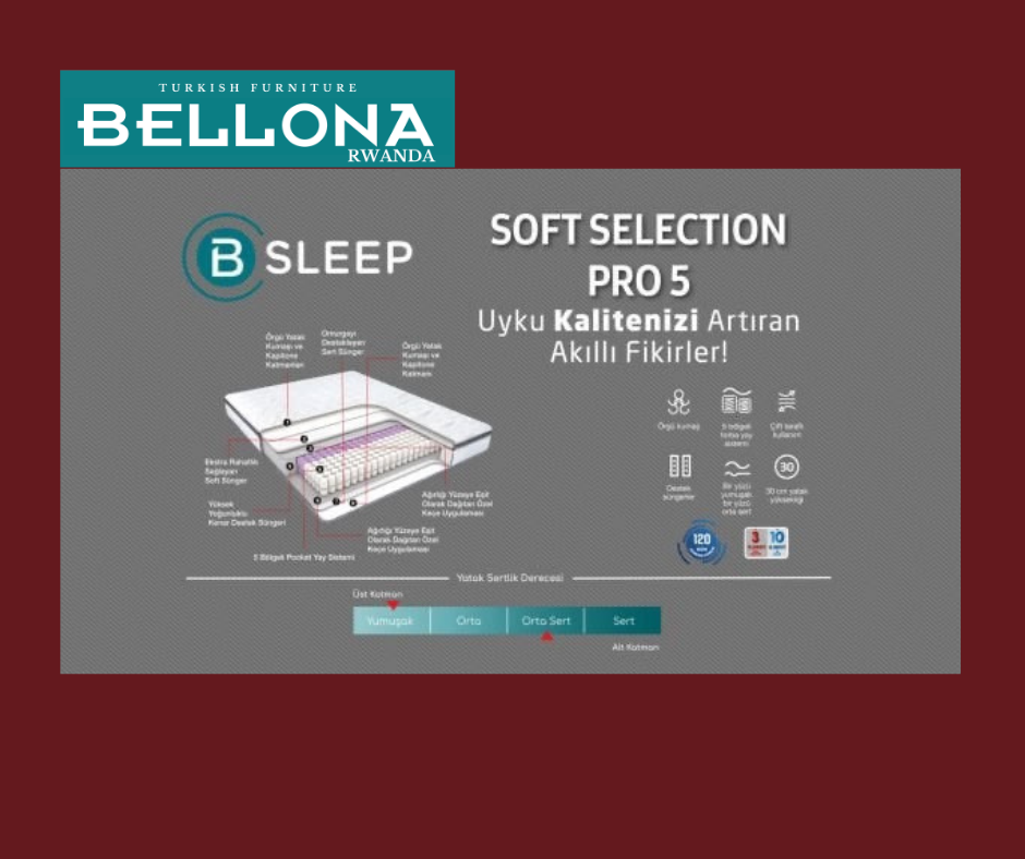BELLONA SOFT SELECTION PRO 5 MATTRESS 160X200 CM